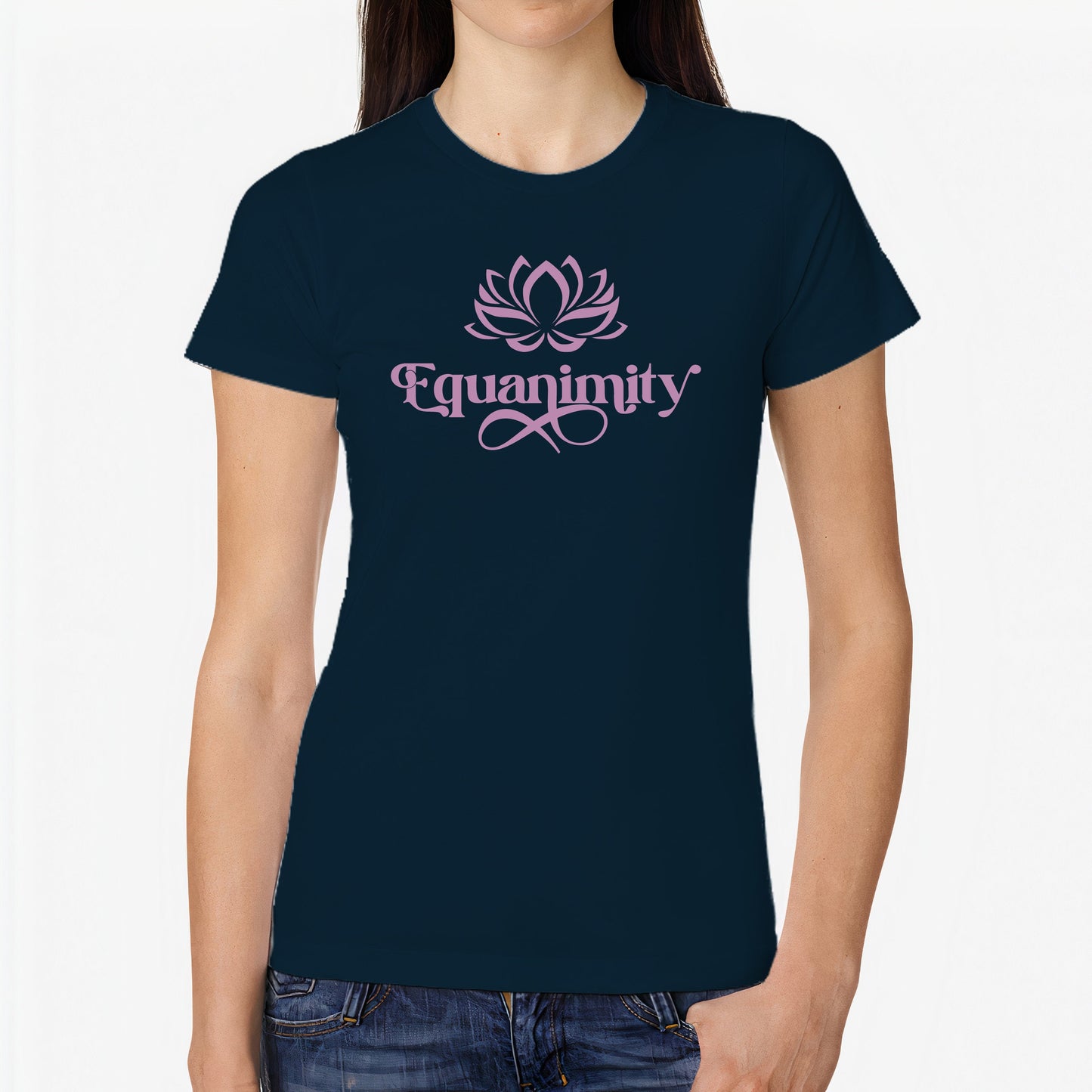 Equanimity Buddhism Shirt Yoga Meditation Casual Positivity Mindfulness Womens Tee for her