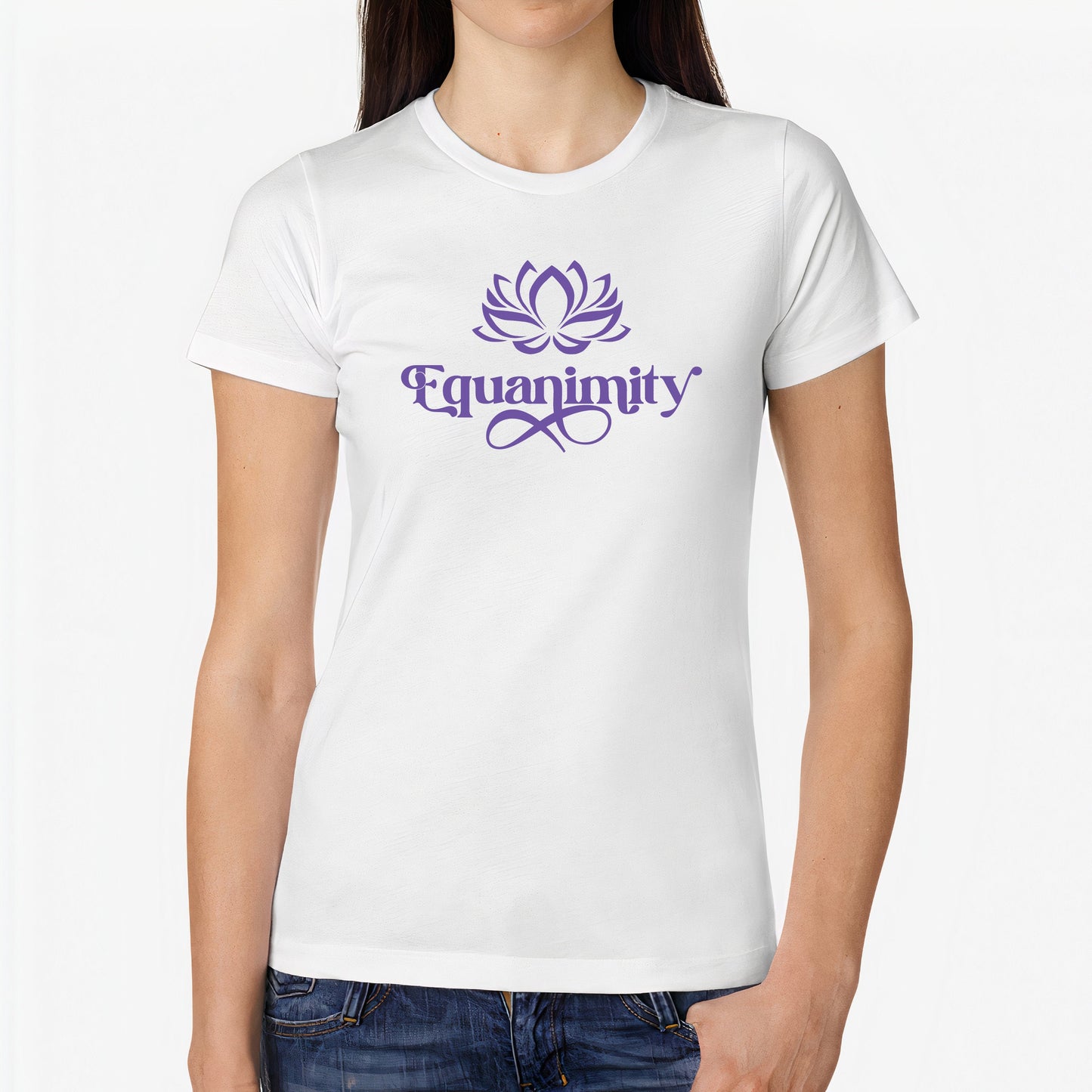 Equanimity Buddhism Shirt Yoga Meditation Casual Positivity Mindfulness Womens Tee for her