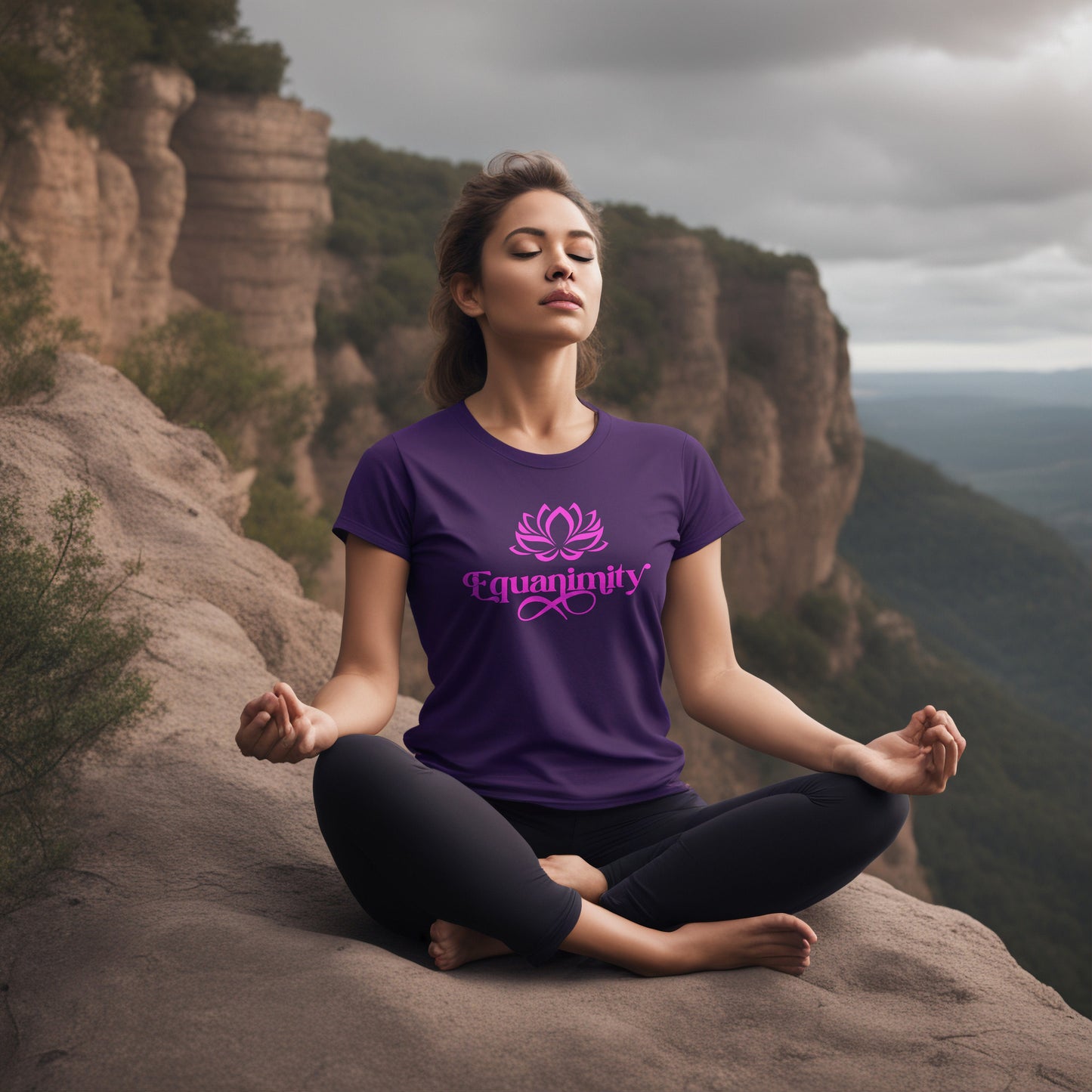 Equanimity Buddhism Shirt Yoga Meditation Casual Positivity Mindfulness Womens Tee for her