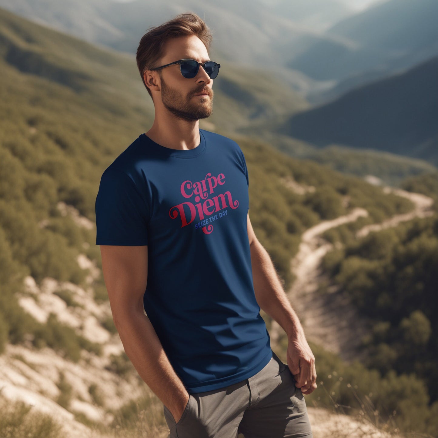 Carpe Diem (Seize The Day) with confidence Men's Tee