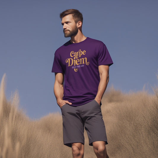 Carpe Diem (Seize The Day) with confidence Men's Tee