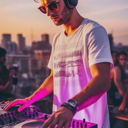 The Fifth Frequency Men's Ultrasoft Modern Fit DJ Tee
