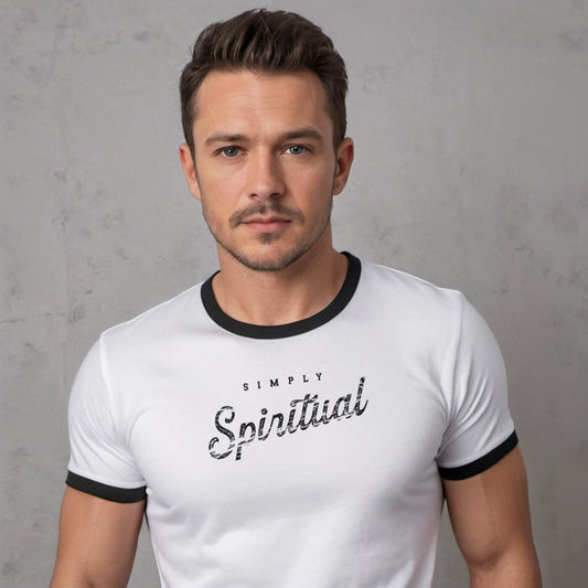 Simply Spiritual Front Model Tee